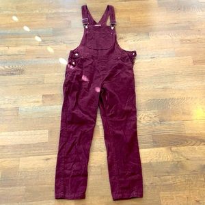Corduroy overalls!